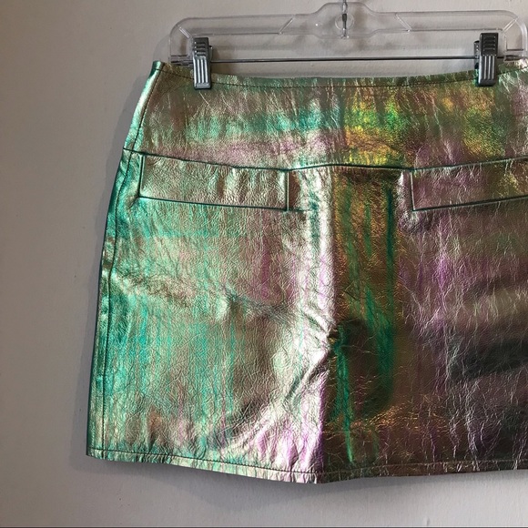Marc by Marc Jacobs Dresses & Skirts - Marc by Marc Jacobs Metallic Leather Skirt